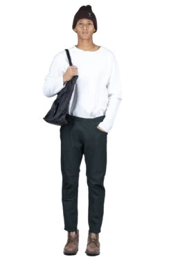 Front Page 38 2P Cycle Pant - Fleece Lined Jersey - Green