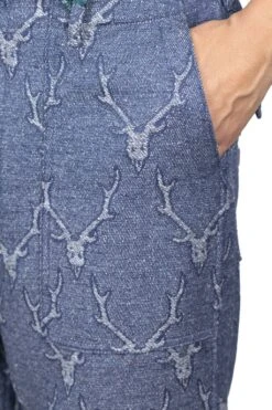 Fatigue Pant - Deer Skull Jq. - Navy -Modish Attire Store South2 West8 Fatigue Pant Deer Skull Jq Navy LQ714 05 m