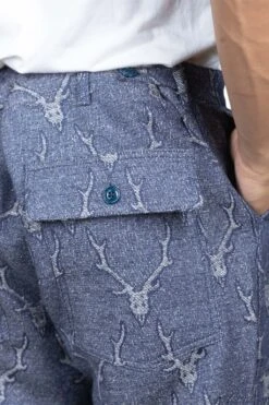 Fatigue Pant - Deer Skull Jq. - Navy -Modish Attire Store South2 West8 Fatigue Pant Deer Skull Jq Navy LQ714 06 m