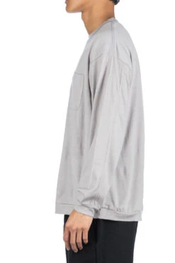 Washable Wool LS Top - Grey -Modish Attire Store Still by Hand Washable Wool LS Top Grey CS02233 GR 03