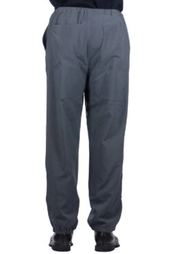 Zipped Hem Nylon Pants - Blue Grey -Modish Attire Store Still by Hand Zipped Hem Nylon Pants Blue Grey PT02233 BG noe 04