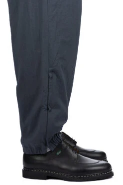 Zipped Hem Nylon Pants - Blue Grey -Modish Attire Store Still by Hand Zipped Hem Nylon Pants Blue Grey PT02233 BG noe 07