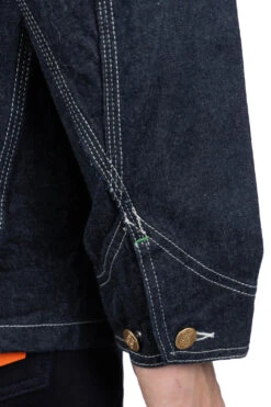 11oz Blue Denim Work Coat -Modish Attire Store Sugar Cane 11oz Blue Denim Work Coat SC14371 421 noe 07