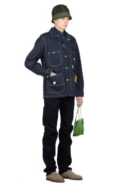 11oz Blue Denim Work Coat -Modish Attire Store Sugar Cane 11oz Blue Denim Work Coat SC14371 421 noe 08