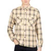 Fiction Romance Twill Check LS Work Shirt - Green