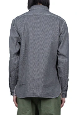 Jean Cord Work Shirt - Black -Modish Attire Store Sugar Cane Jean Cord Work Shirt Black SC25511 119 noe 04 m