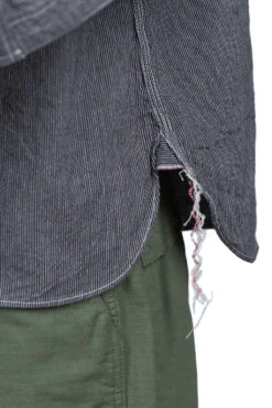 Jean Cord Work Shirt - Black -Modish Attire Store Sugar Cane Jean Cord Work Shirt Black SC25511 119 noe 07 m