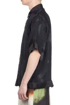 Rayon Cupra Shirt - Black -Modish Attire Store TAAKK Rayon Cupra Shirt Black TA24SS SH059 03 m