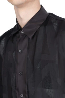 Rayon Cupra Shirt - Black -Modish Attire Store TAAKK Rayon Cupra Shirt Black TA24SS SH059 05 m