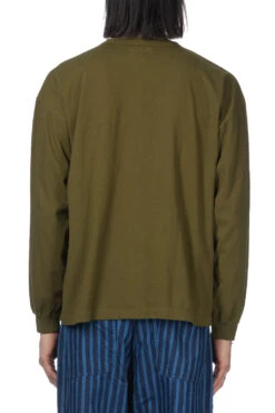 Bence Beach Long Sleeve T-Shirt - Khaki -Modish Attire Store Tigre Brocante Bence Beach Long Sleeve T Shirt Khaki TPO129TBC1 04