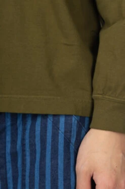 Bence Beach Long Sleeve T-Shirt - Khaki -Modish Attire Store Tigre Brocante Bence Beach Long Sleeve T Shirt Khaki TPO129TBC1 06