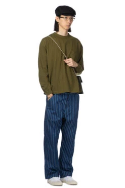 Bence Beach Long Sleeve T-Shirt - Khaki -Modish Attire Store Tigre Brocante Bence Beach Long Sleeve T Shirt Khaki TPO129TBC1 08