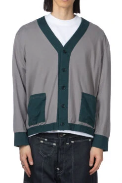 Front Page -Modish Attire Store Tigre Brocante Cotton Old School Cardigan Grey UJK56F3 02