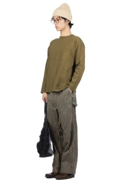 Venice Beach Long Sleeve T-Shirt - Khaki -Modish Attire Store Tigre Brocante Venice Beach Long Sleeve T Shirt Khaki TPO 64 TBC1 007