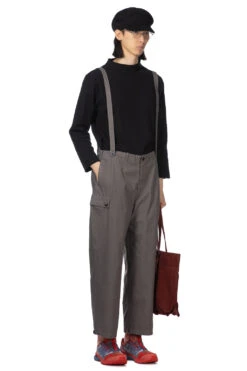 Zimbabwe Suspender Cargo Pants - Grey -Modish Attire Store Tigre Brocante Zimbabwe Suspender Cargo Pants Grey PT97F80212 08