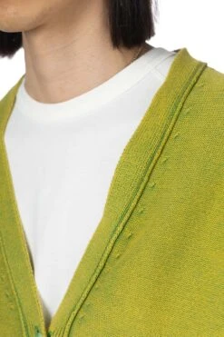 Reversible Washed Cardigan - Green -Modish Attire Store UNUSED Reversible Washed Cardigan Green US2437 002 16 m