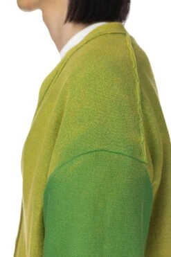 Reversible Washed Cardigan - Green -Modish Attire Store UNUSED Reversible Washed Cardigan Green US2437 002 20 m
