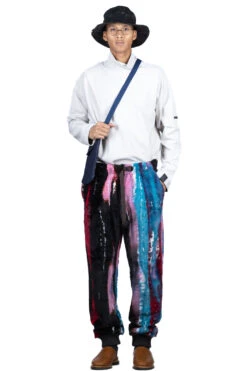 Climbing Pants - Blue Mixed