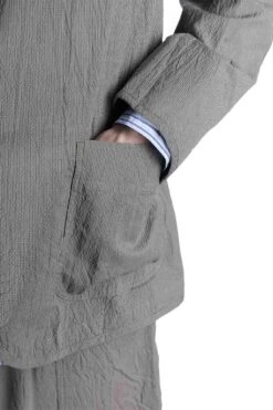 Cotton Ramie Silk 2 Button 3 Patch Pocket Piping Jacket -Modish Attire Store tss Cotton Ramie Silk 2 Button 3 Patch Pocket Piping Jacket TT48JJ03 06