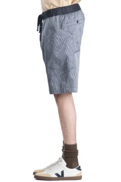 Loose Fit Shorts - Blue -Modish Attire Store tss Loose Fit Shorts Blue ST50GP04 03 m