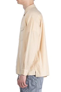Round Flap Pocket Shirt - Cream -Modish Attire Store tss Round Flap Pocket Shirt Cream MT50MS01 03 m