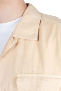 Round Flap Pocket Shirt - Cream -Modish Attire Store tss Round Flap Pocket Shirt Cream MT50MS01 05 m