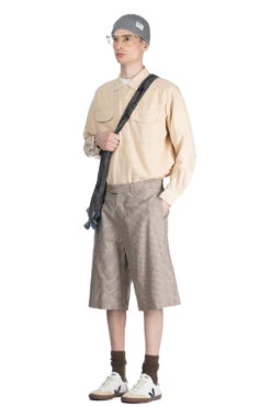 Straight Shorts - Brown -Modish Attire Store tss Straight Shorts Brown TT50DP04 08 m